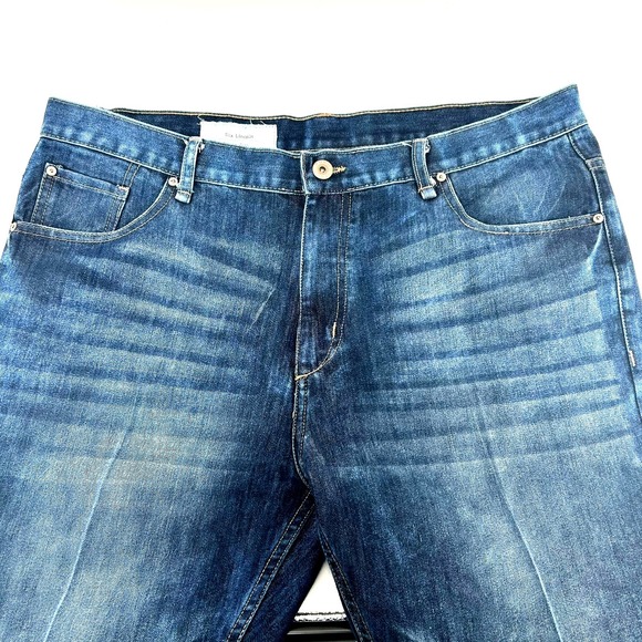 Six Lincoln Other - Six Lincoln Mens Straight Fit Dark Wash Blue Denim Jeans 40x30 Cotton Blend